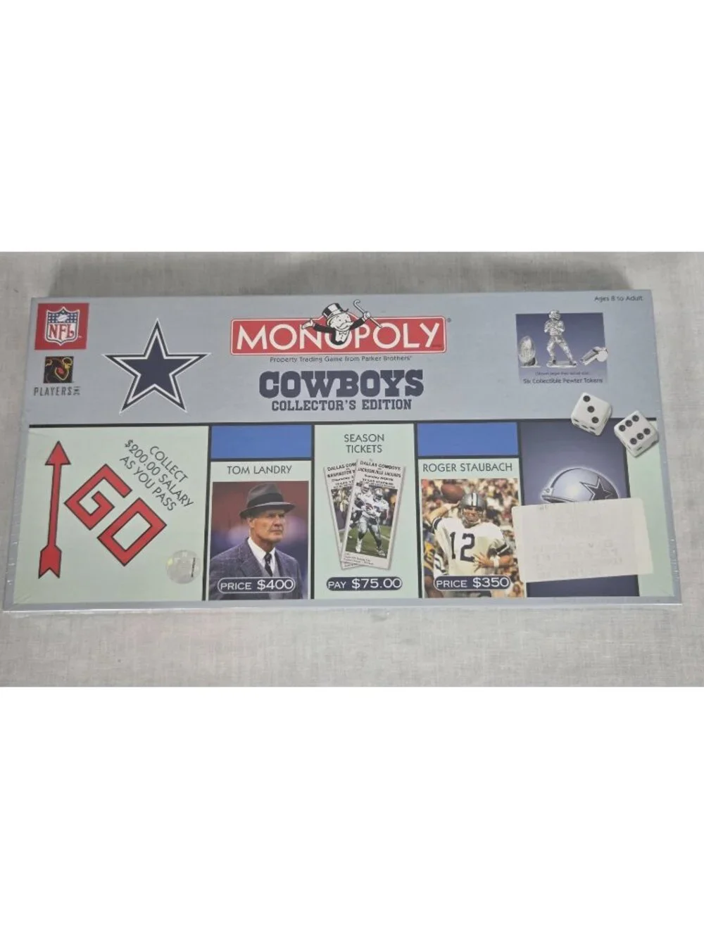 NEW 2003 Monopoly NFL Dallas Cowboys Collector's Edition Board Game Football